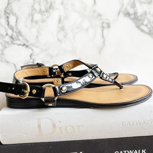 Bandolino Black and gold sandals from Nordstrom - Picture 9 of 13